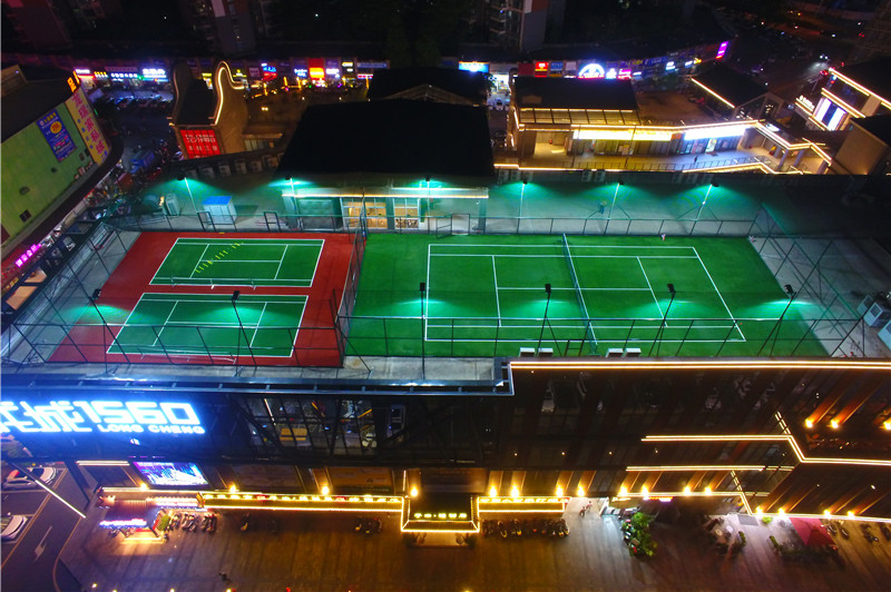 名称：楼顶网球场围网，楼顶球场防风网