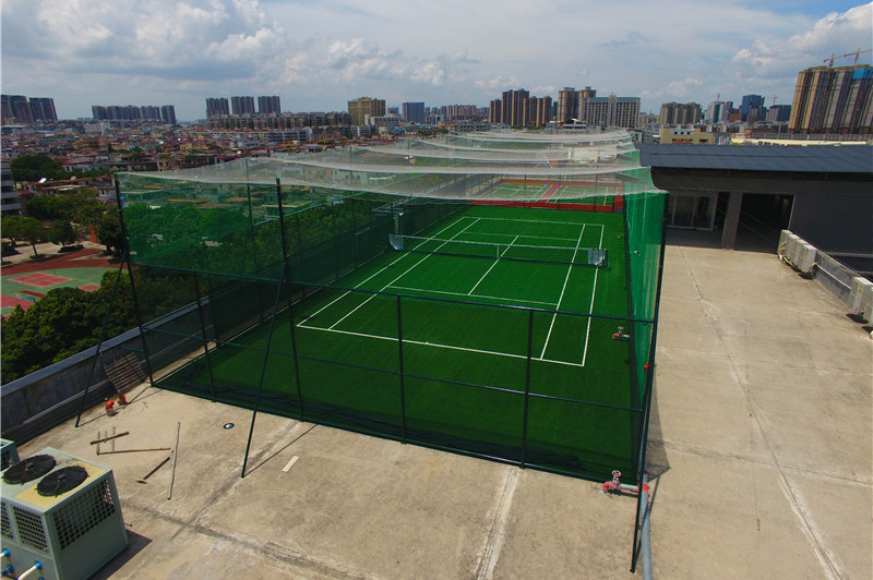 楼顶网球场围网,楼顶球场防风网
